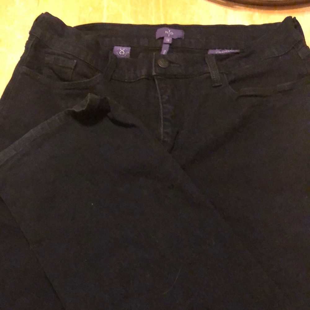 NYDJ black jeans size 12 tall “Marilyn”
